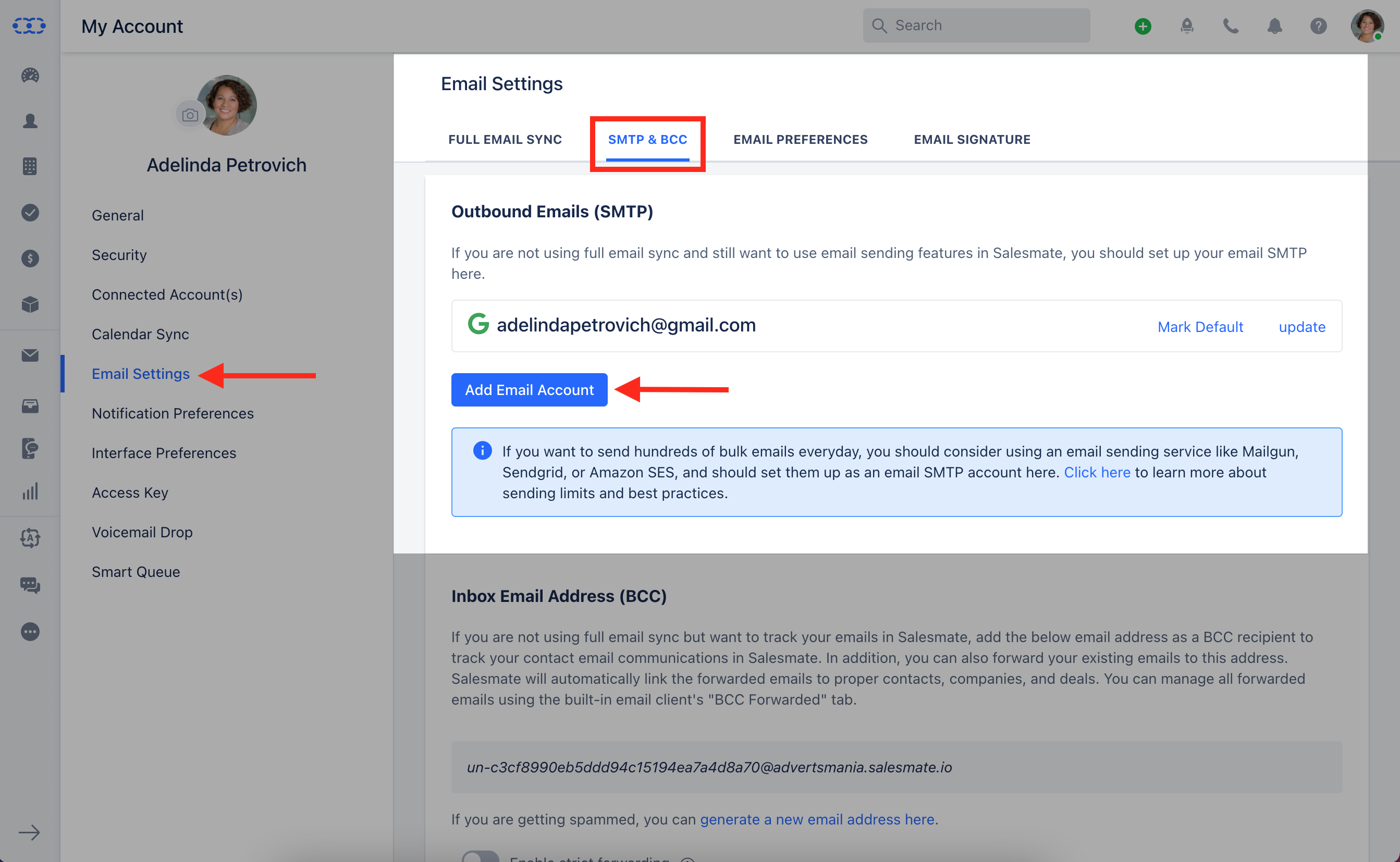 Email Integration Tracking Email Conversations, Signature and Sharing