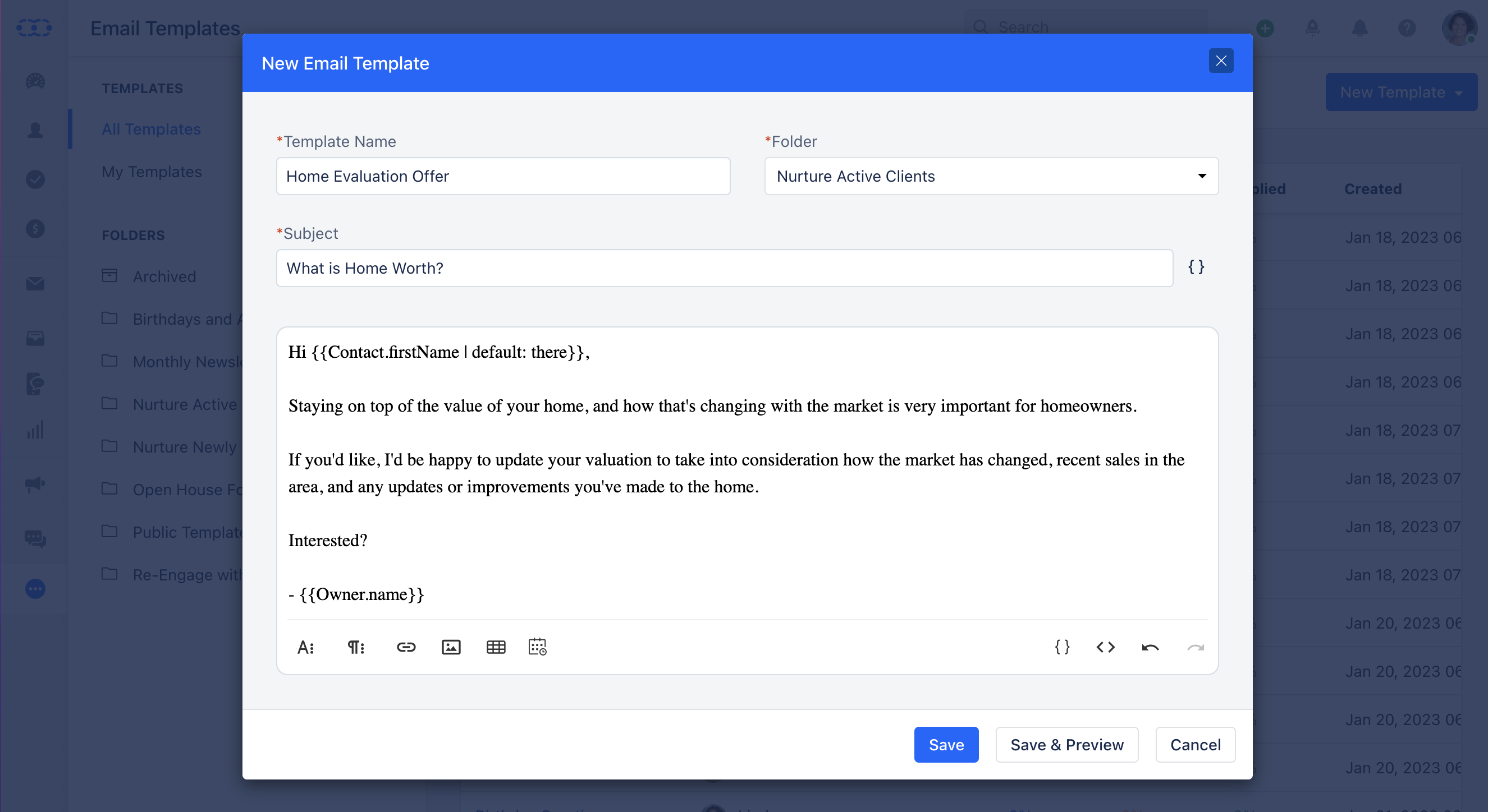 How To Create Email Templates Using Basic Editor Salesmate
