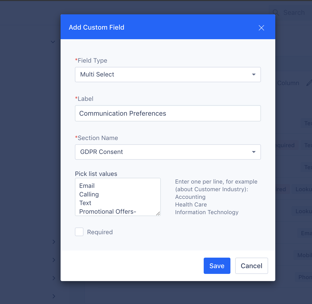Collect Consent with GDPR Forms – Salesmate
