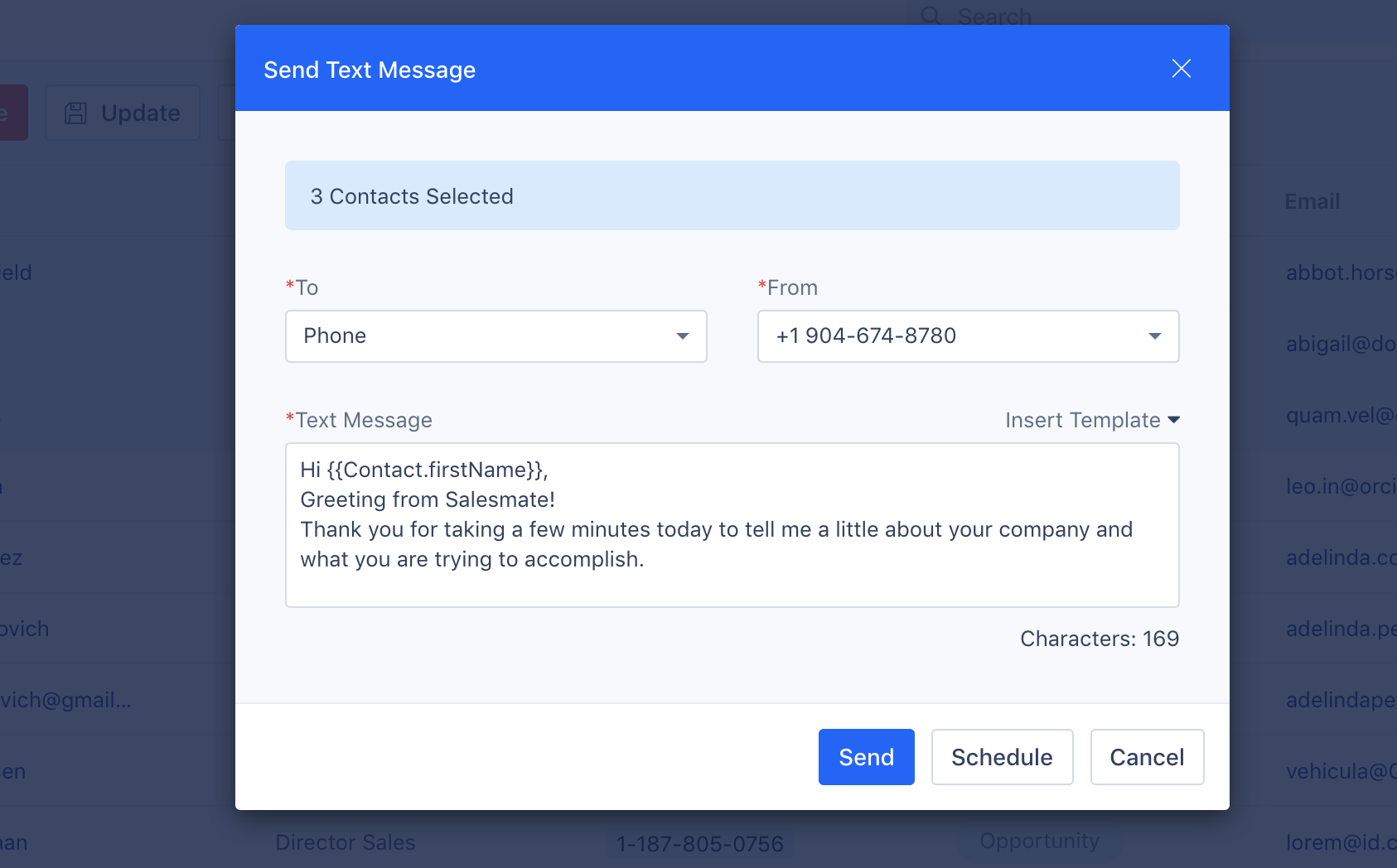 bulk sms message sender