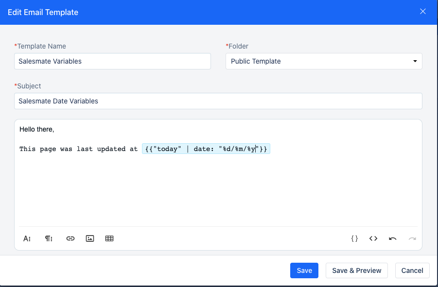 how-to-add-today-s-date-in-an-email-template-salesmate